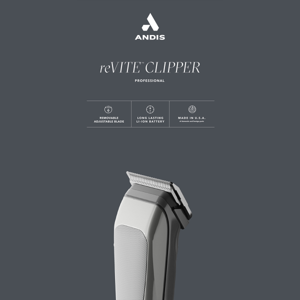 Andis reVite Gray Taper Blade Clipper