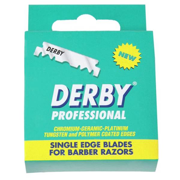 Derby Prof Single Edge Razor Blades Hanging