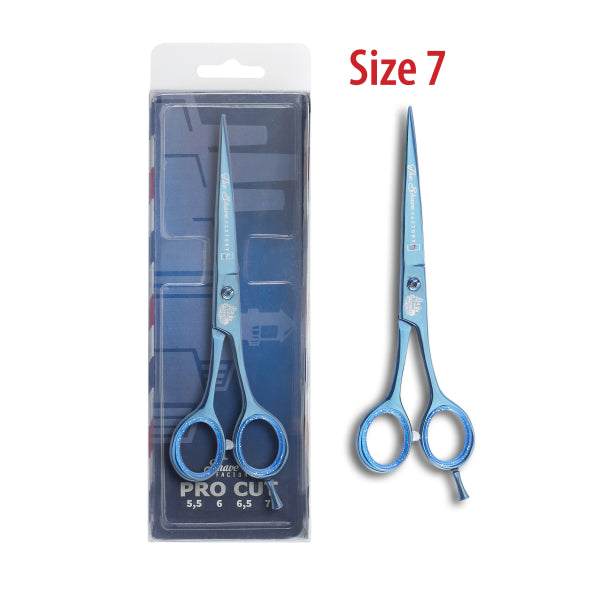 The Shave Factory Hair Cutting Shears Titanium Blue - 6" - Model 1206