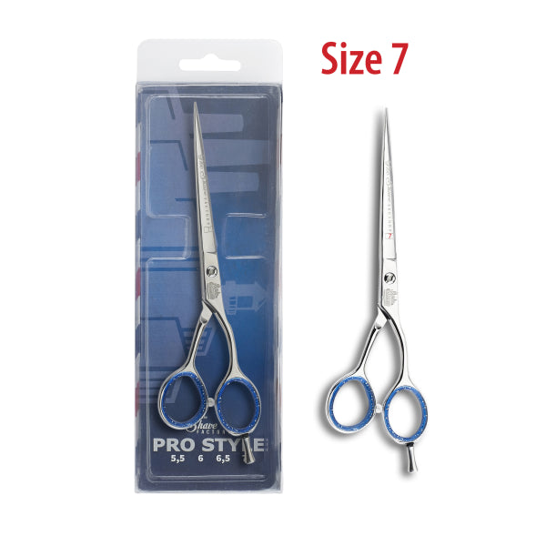 The Shave Factory Hair Cutting Shears Mirror (Silver) Finish - 6" - Model 1200