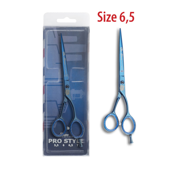 The Shave Factory Hair Cutting Shears Titanium Blue - 6" - Model 1200