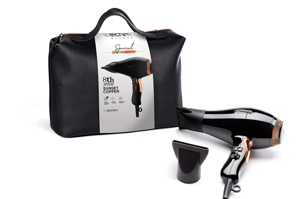 Elchim 8th Sense Copper Hair Dryer With Bag