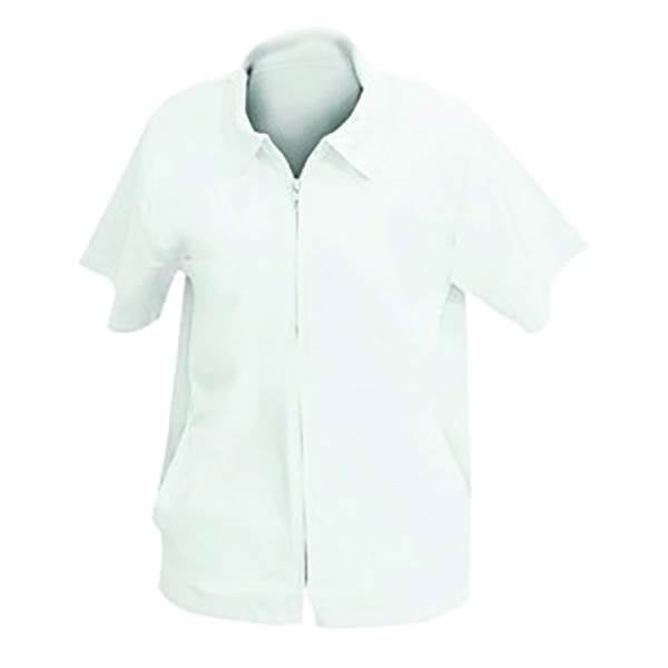 The Shave Factory Barber Jacket Short Sleeve- White - 7 Sizes