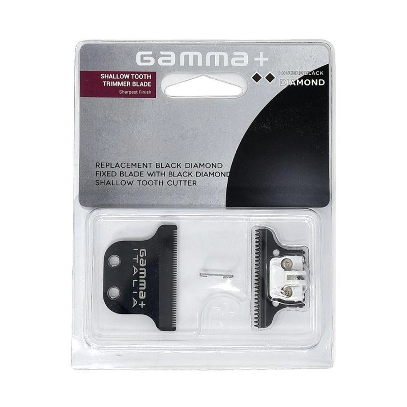 Gamma Moving Black Diamond Shallow Tooth Trimmer Blade