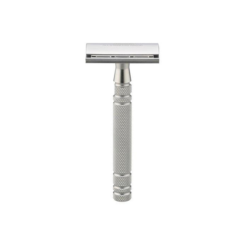 Feather All Stainless Steel Double-Edge Razor