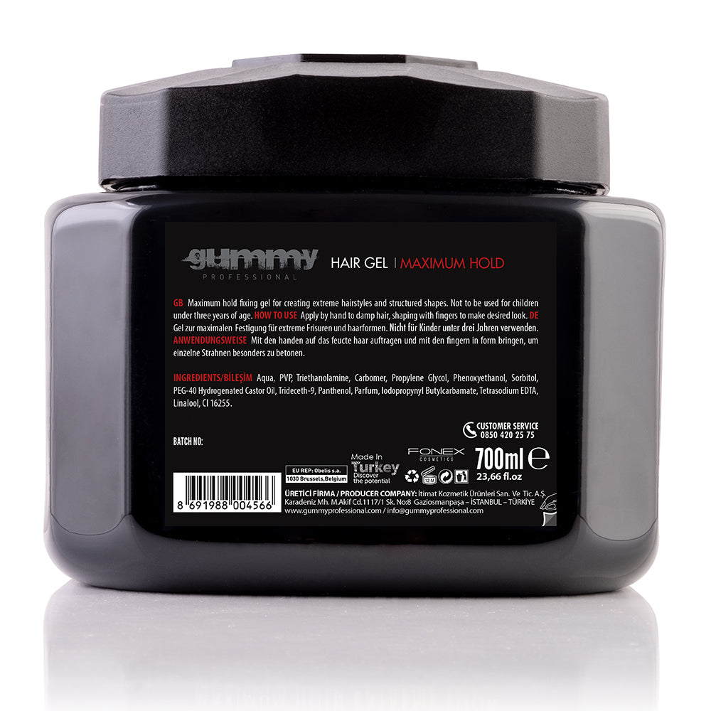 Gummy Hair Gel 700ml - Regular